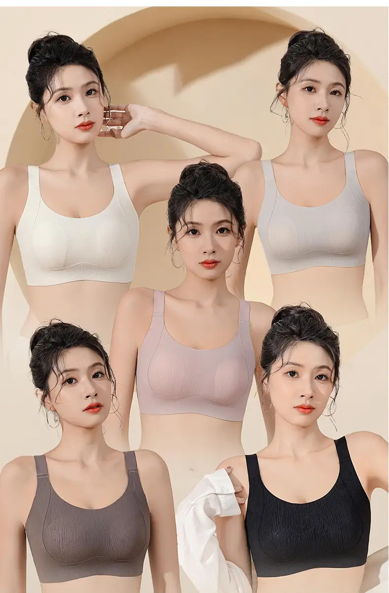 Traceless Underwear Women's Plus Size Anti-Bump Bra — feature 8