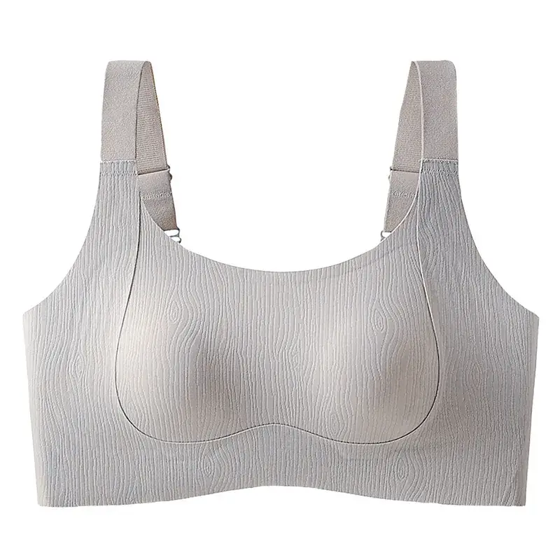 Traceless Underwear Women's Plus Size Anti-Bump Bra
