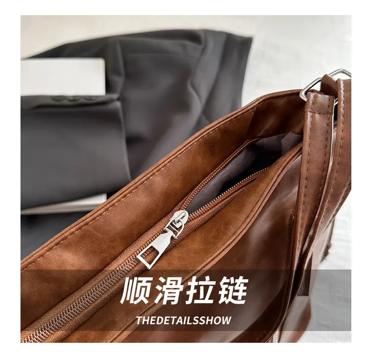 Black Leather Shoulder Crossbody Bag for Women — feature 6