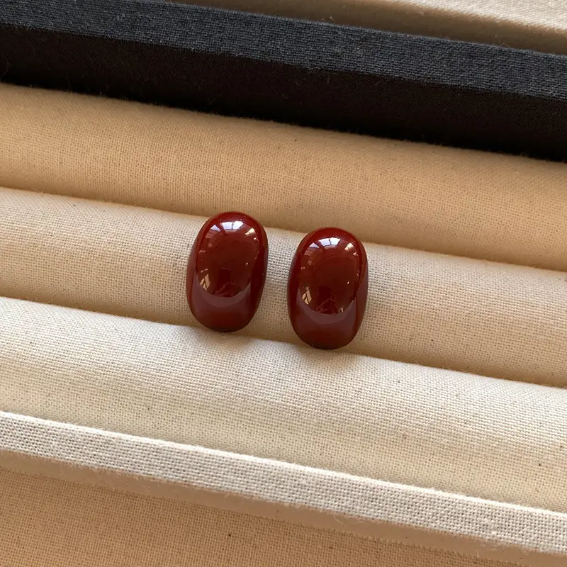 Female Zircon Geometric Pearl Earrings Autumn Winter 2024 - Image 21