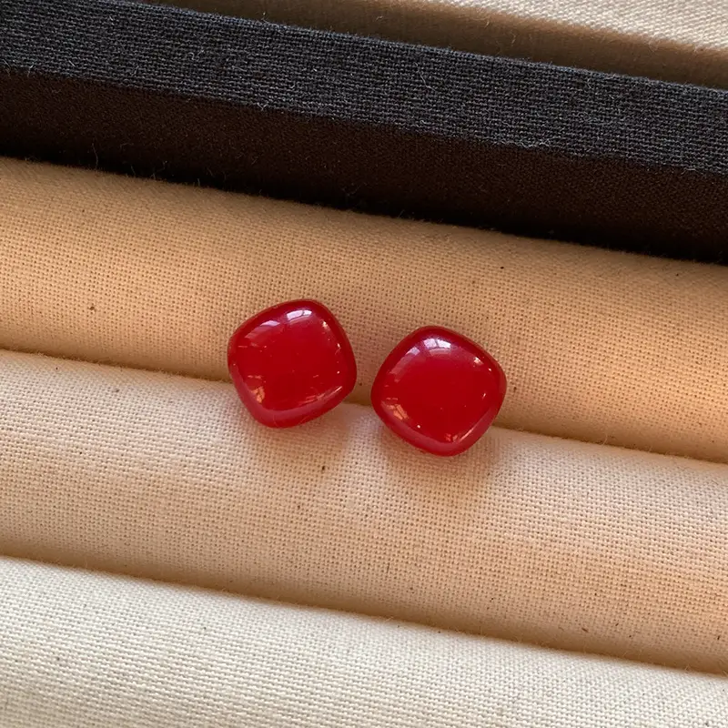 Female Zircon Geometric Pearl Earrings Autumn Winter 2024 - Image 22