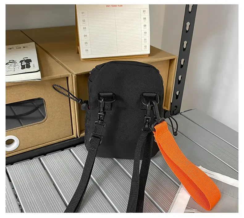 Mini Shoulder Bag Black 18x13x7cm for Women Men — feature 20