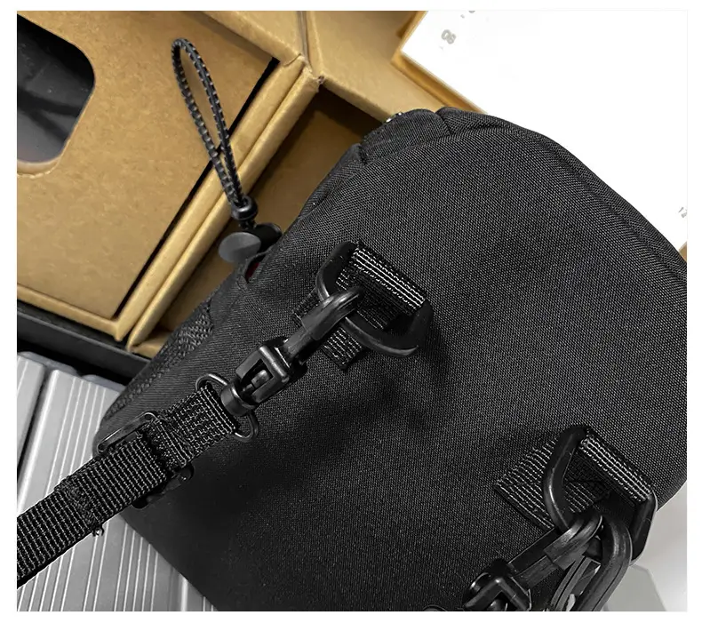 Mini Shoulder Bag Black 18x13x7cm for Women Men — feature 23