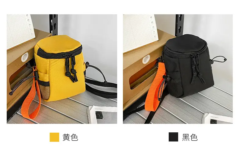 Mini Shoulder Bag Black 18x13x7cm for Women Men — feature 6