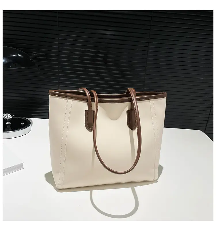 Women's Large Capacity Shoulder Bag Solid Color — feature 38