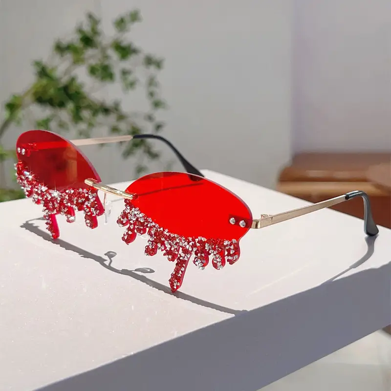 Cross-border Diamond Sunglasses Angel Tears Spice Girls Cool — feature 15
