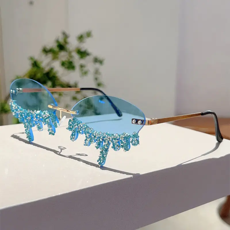 Cross-border Diamond Sunglasses Angel Tears Spice Girls Cool — feature 19
