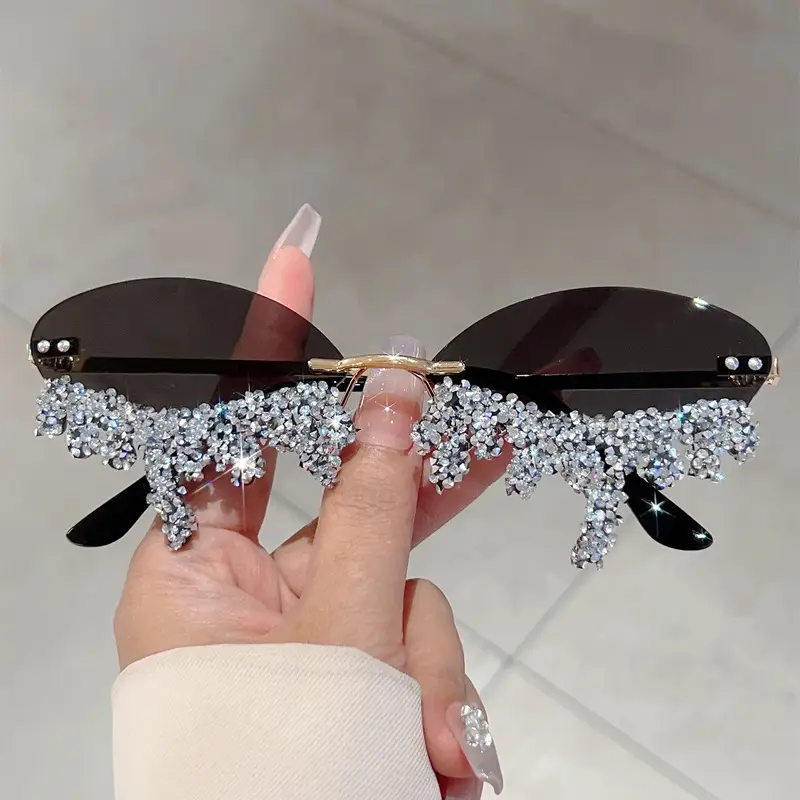 Cross-border Diamond Sunglasses Angel Tears Spice Girls Cool — feature 5