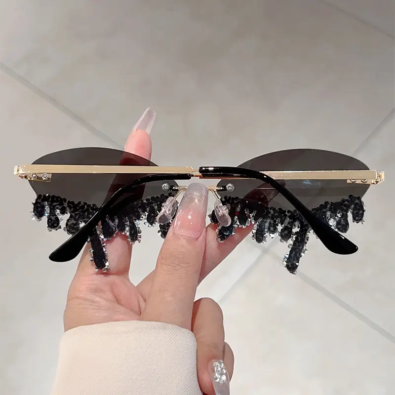 Cross-border Diamond Sunglasses Angel Tears Spice Girls Cool — feature 6