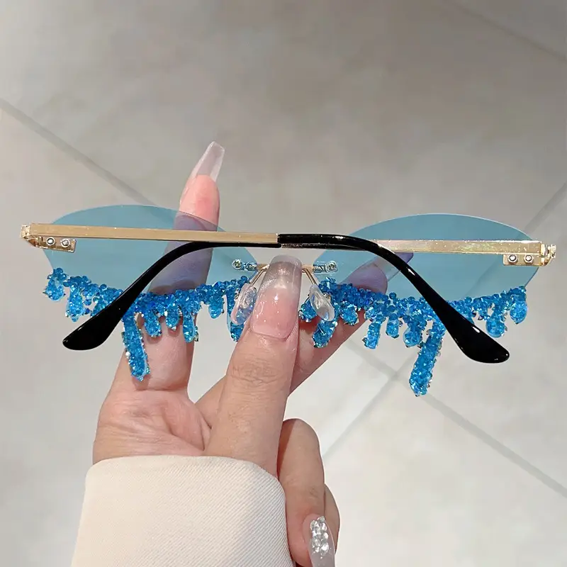 Cross-border Diamond Sunglasses Angel Tears Spice Girls Cool — feature 8