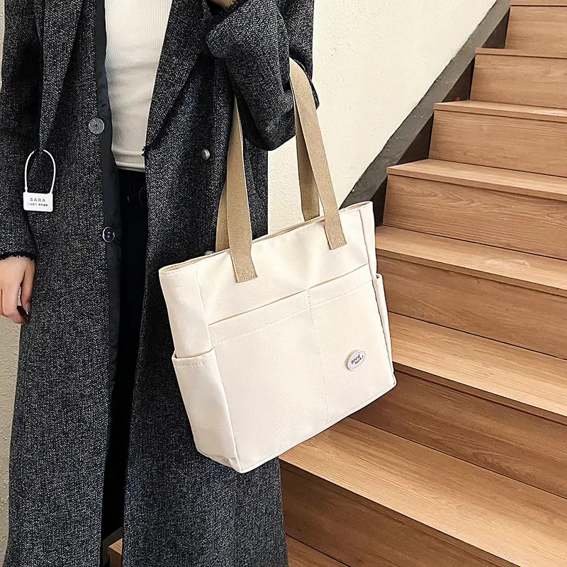 Large Capacity Canvas Tote Bag for Women — feature 12