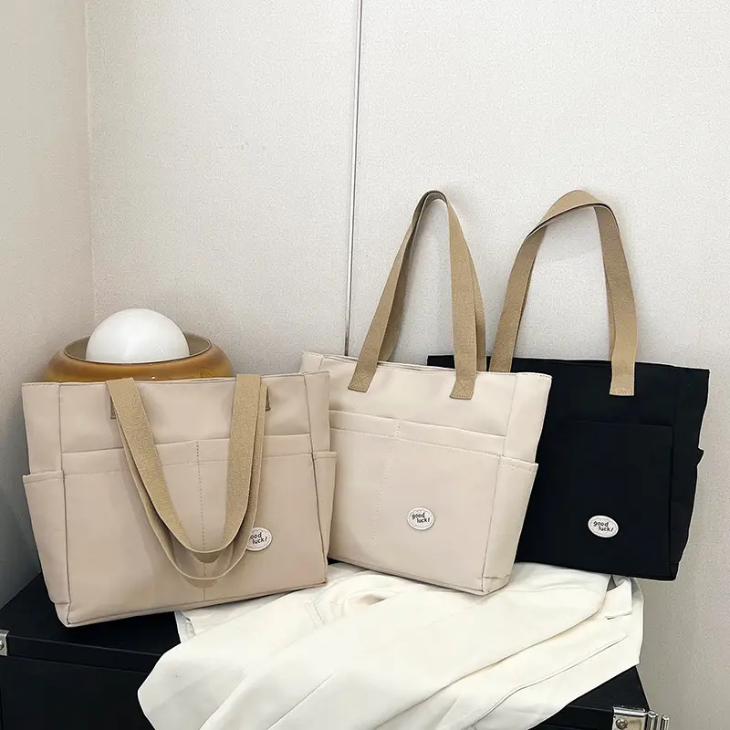 Large Capacity Canvas Tote Bag for Women — feature 2