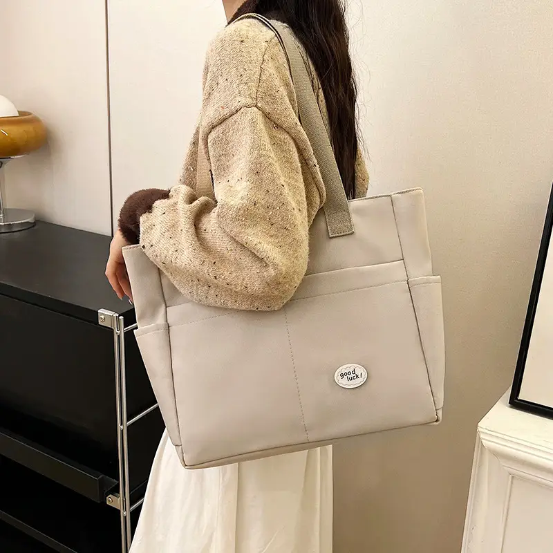 Large Capacity Canvas Tote Bag for Women — feature 7