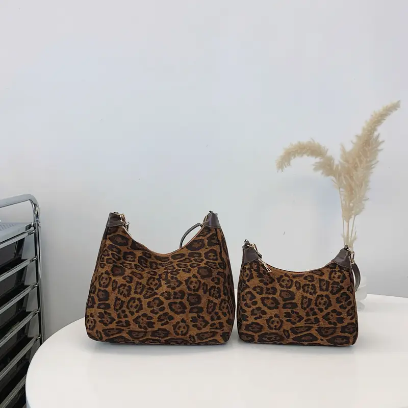 Leopard Print Shoulder Bag Women's Fashion Bag - Image 5