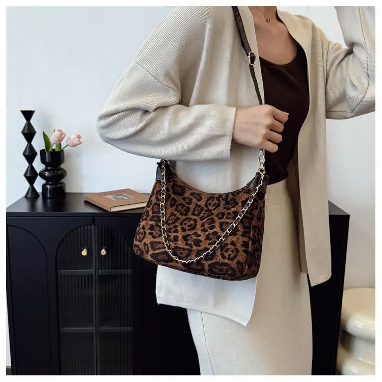 Leopard Print Shoulder Bag Women's Fashion Bag — feature 19