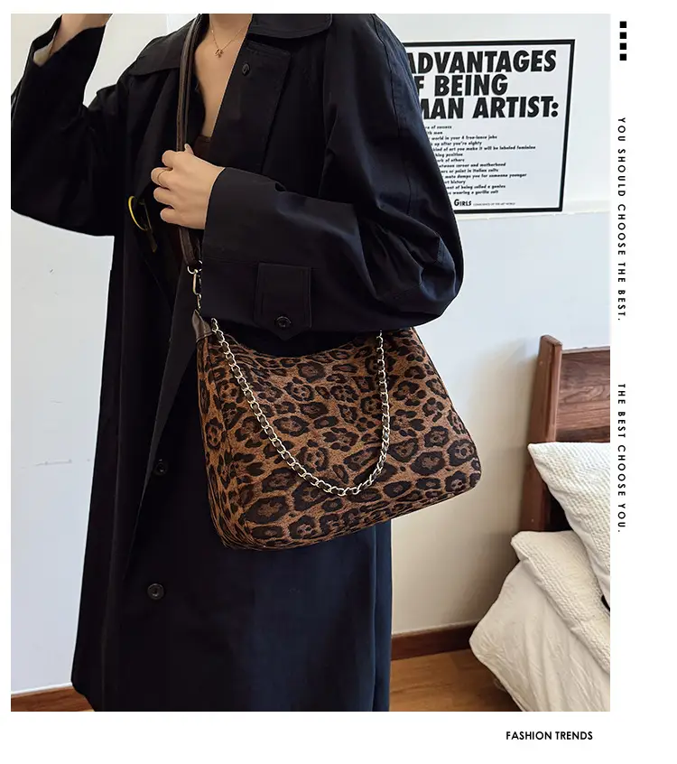 Leopard Print Shoulder Bag Women's Fashion Bag — feature 2