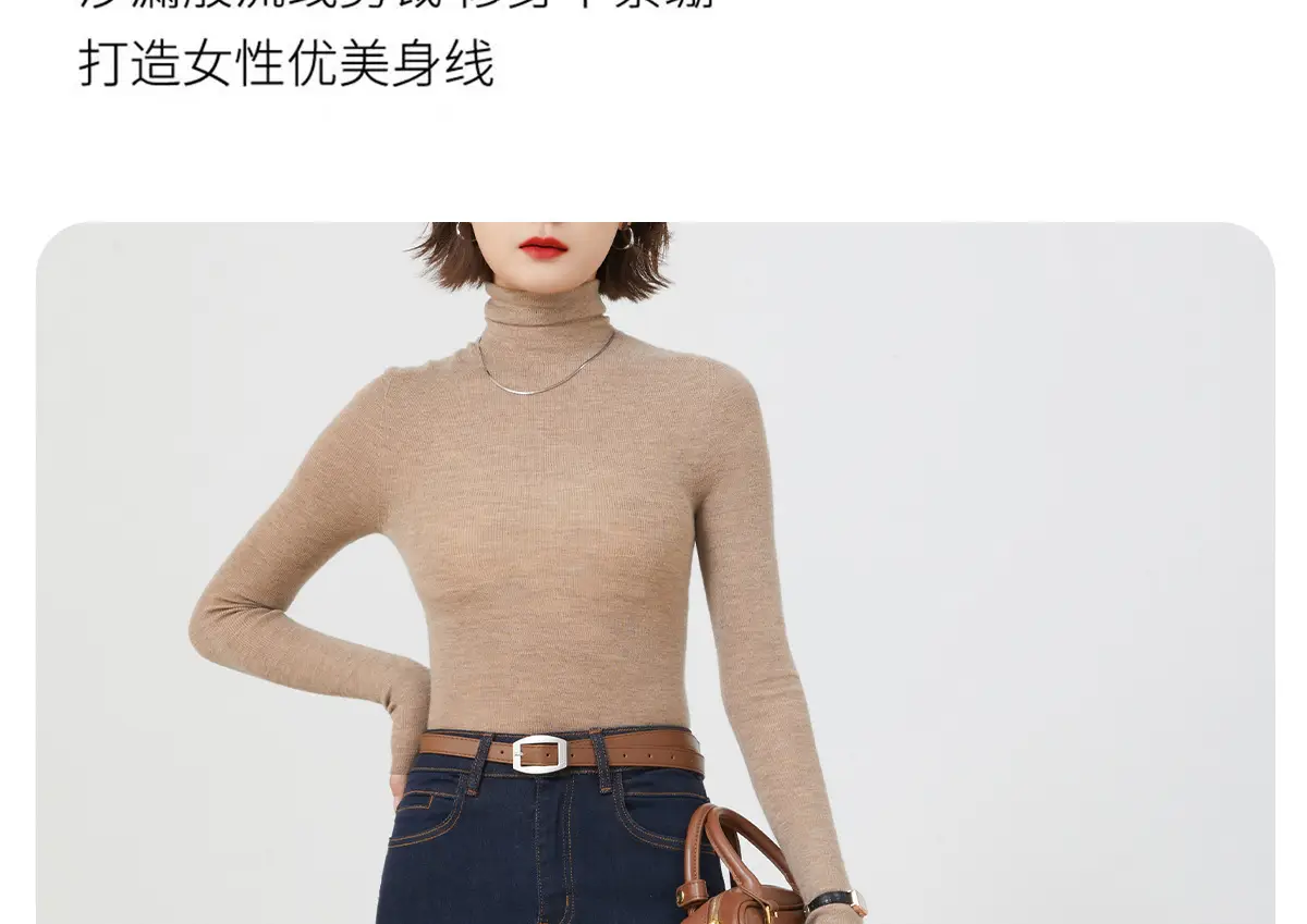 Dark Blue Flared Denim Pants for Women — feature 15