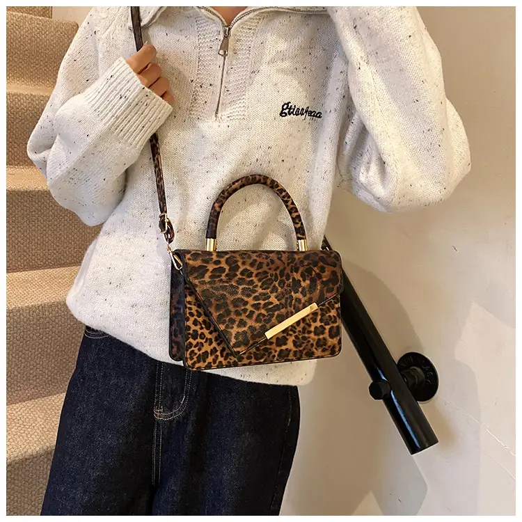 Leopard Print Women's Shoulder Bag 2024 Autumn Winter — feature 14