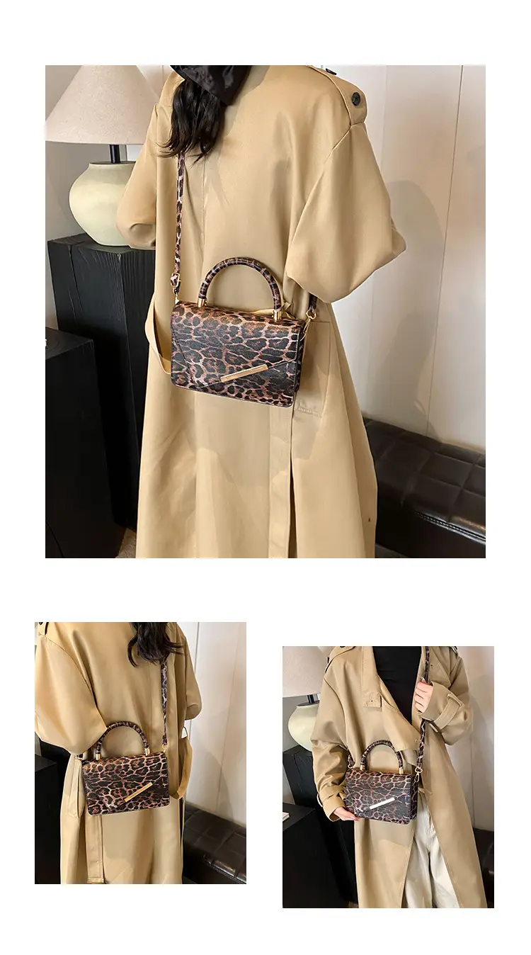 Leopard Print Women's Shoulder Bag 2024 Autumn Winter — feature 23