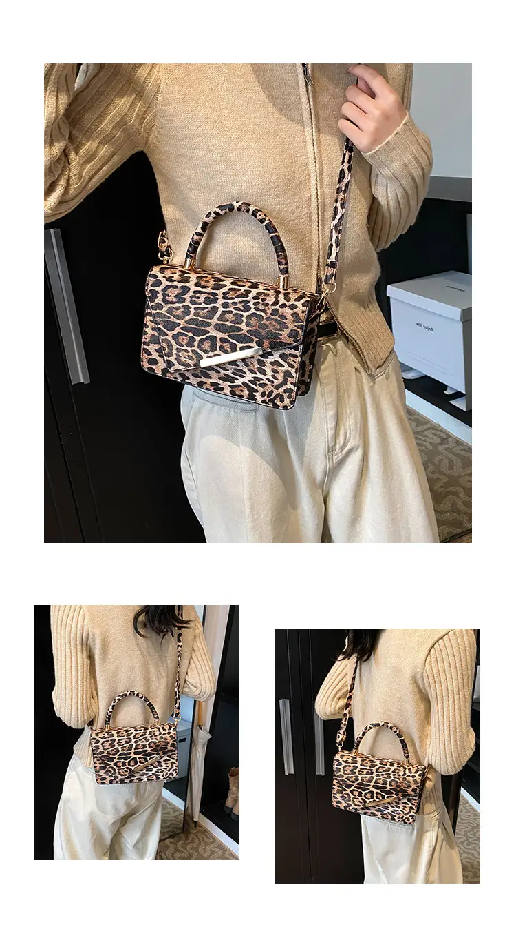 Leopard Print Women's Shoulder Bag 2024 Autumn Winter — feature 26