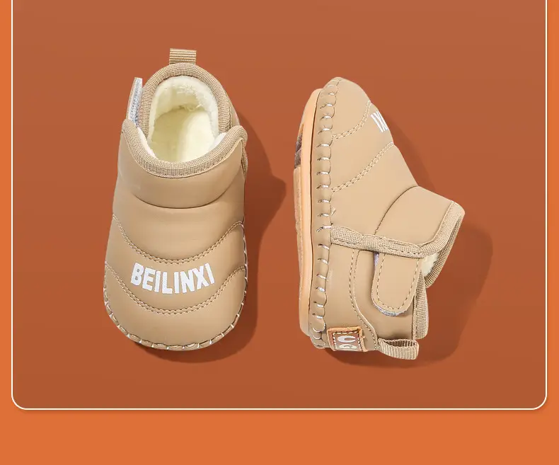 Winter Fentyans Baby Shoes Cream Fleece Lined 0-18 Months — feature 26
