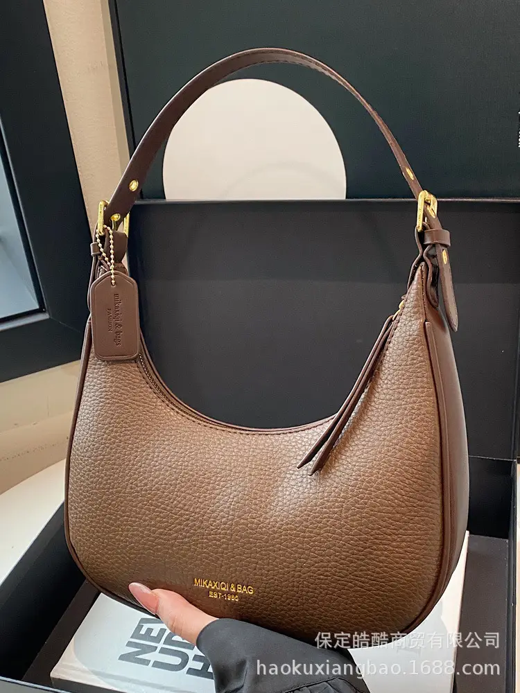Women Brown Crossbody Bag Autumn Winter 2024 - Image 7