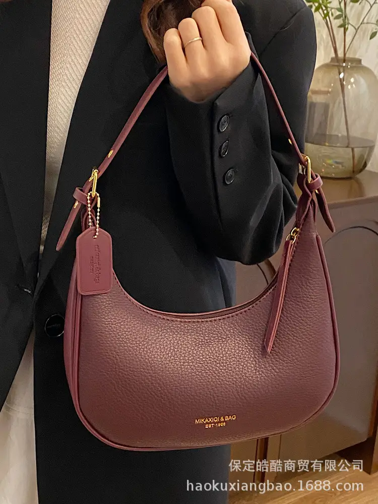 Women Brown Crossbody Bag Autumn Winter 2024 - Image 9