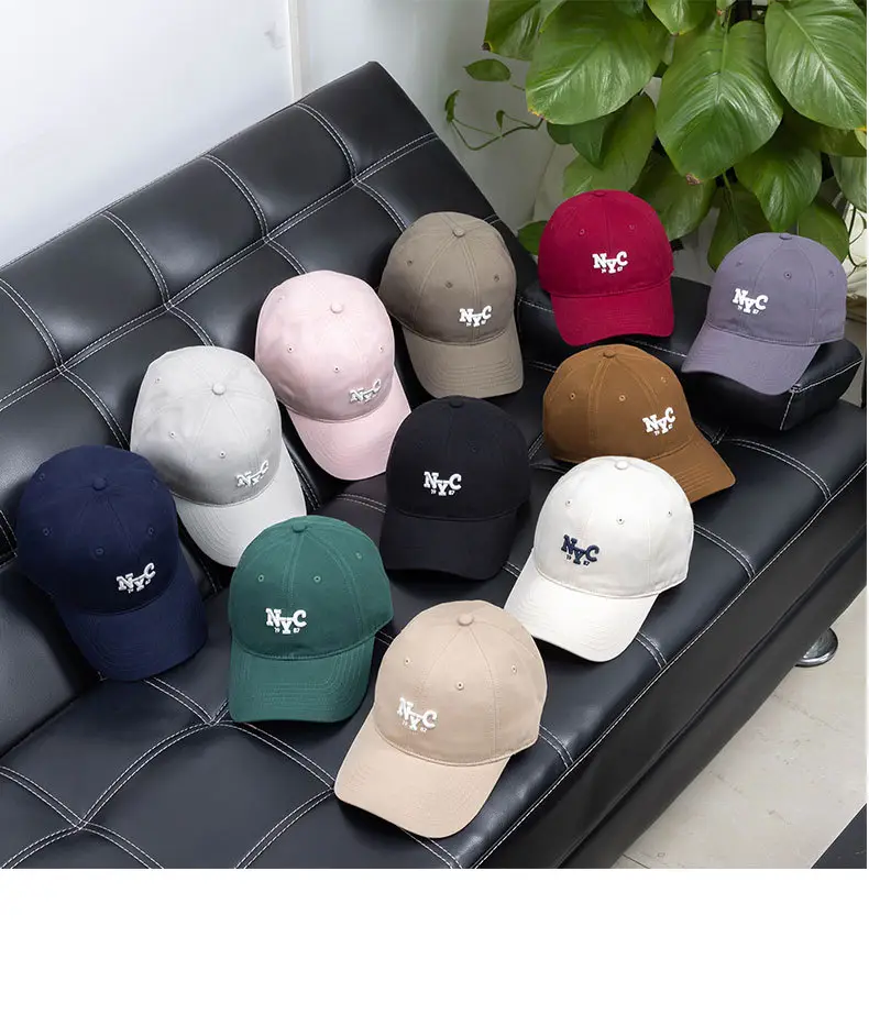 Men's Beige Korean Embroidered Cap — feature 13