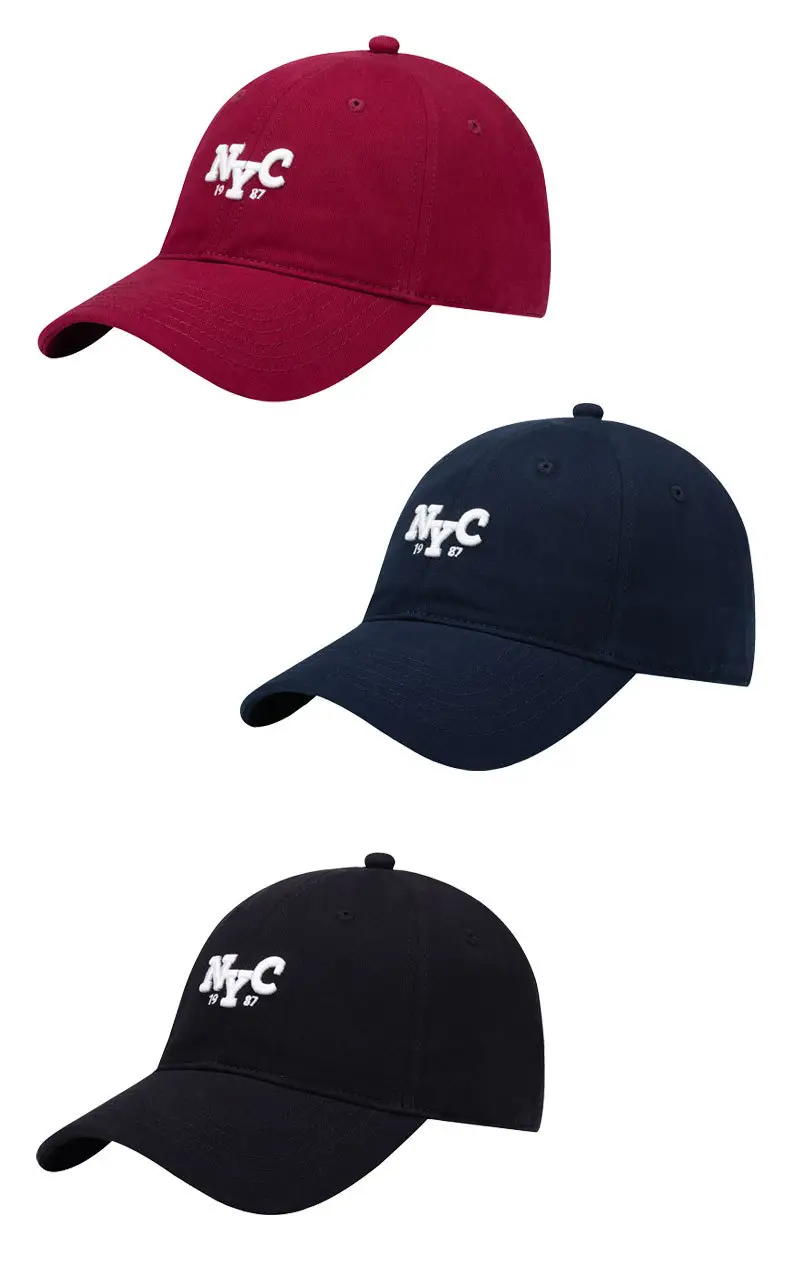 Men's Beige Korean Embroidered Cap — feature 5