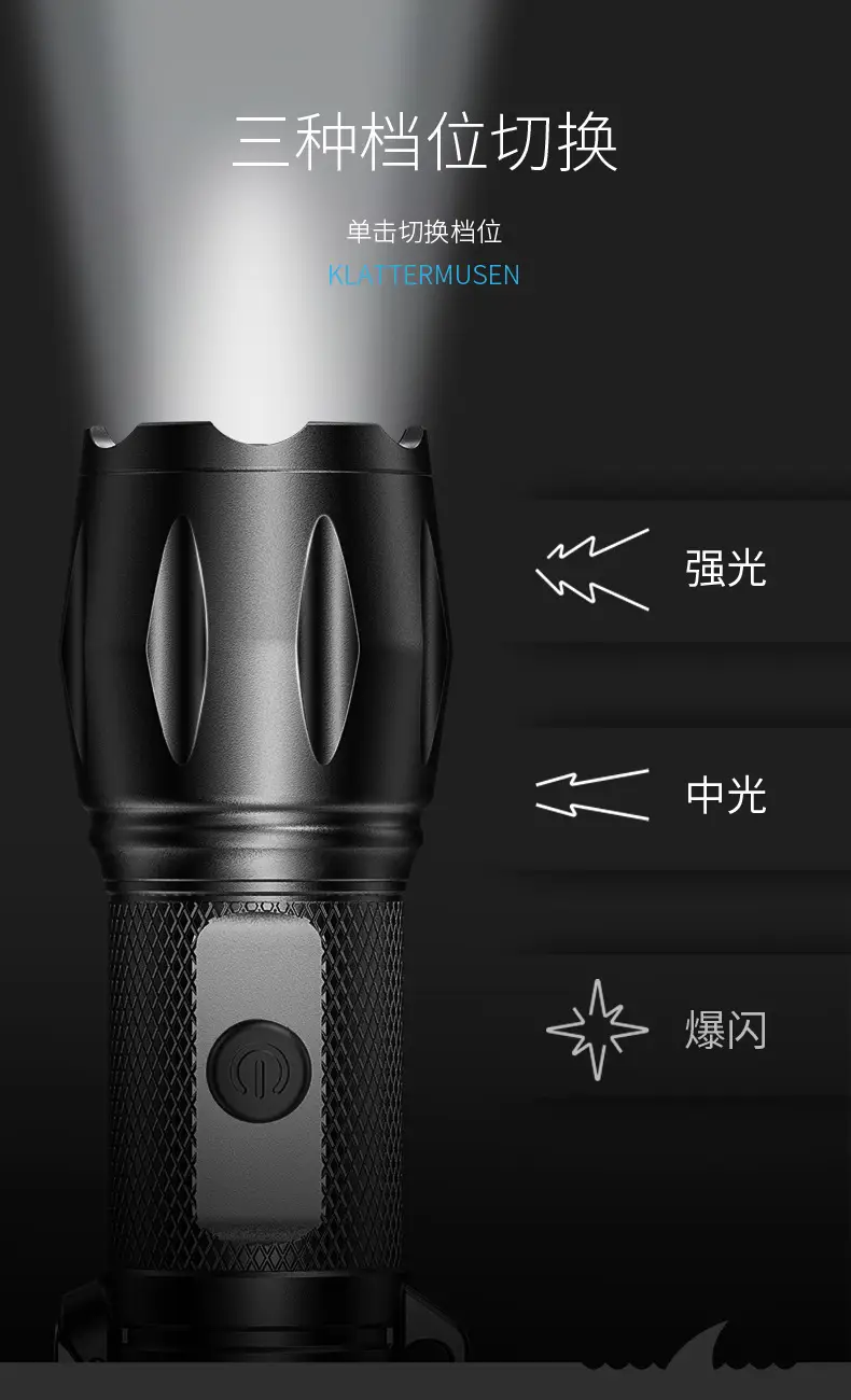 Rechargeable Mini Flashlight with Arc Ignition Lighter β feature 9