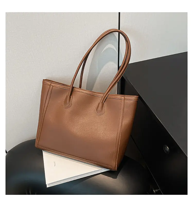 Red Textured Shoulder Tote Bag for Women — feature 23