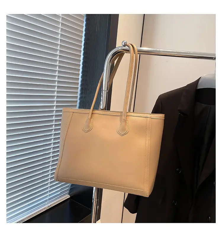 Red Textured Shoulder Tote Bag for Women — feature 26