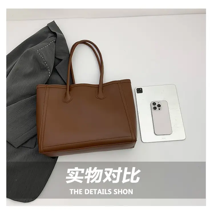 Red Textured Shoulder Tote Bag for Women — feature 8