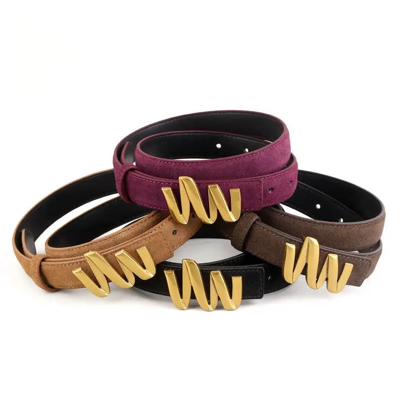Women Genuine Leather Bow Belt with Skirt Suit Decoration - Image 6