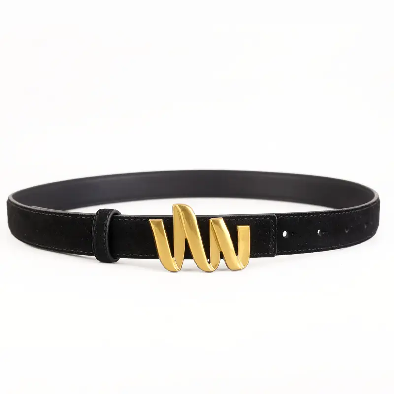 Women Genuine Leather Bow Belt with Skirt Suit Decoration - Image 9