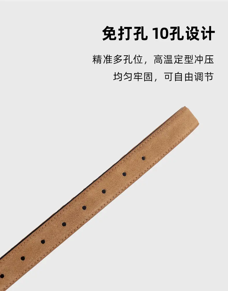 Women Genuine Leather Bow Belt with Skirt Suit Decoration — feature 12