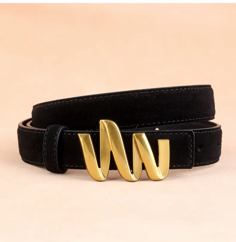 Women Genuine Leather Bow Belt with Skirt Suit Decoration — feature 16