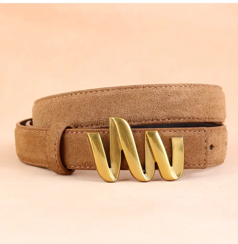 Women Genuine Leather Bow Belt with Skirt Suit Decoration — feature 17
