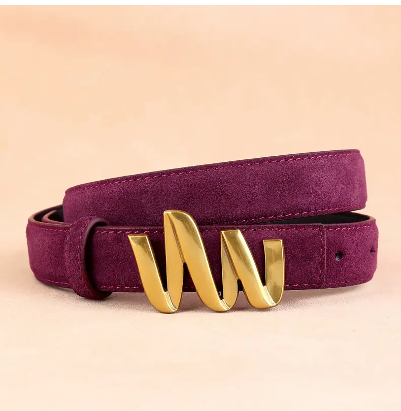 Women Genuine Leather Bow Belt with Skirt Suit Decoration — feature 18