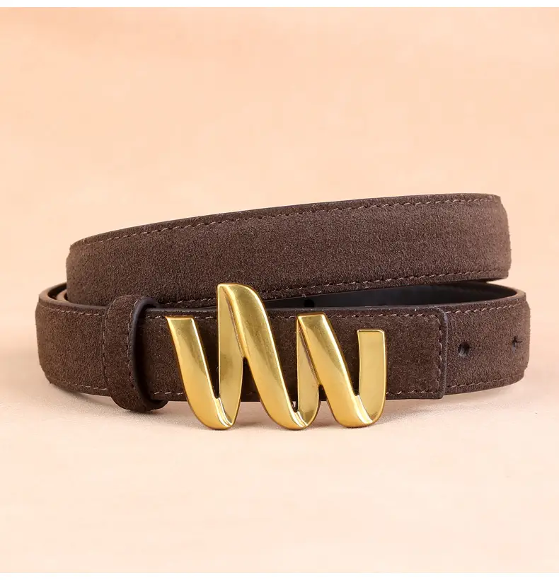 Women Genuine Leather Bow Belt with Skirt Suit Decoration — feature 19