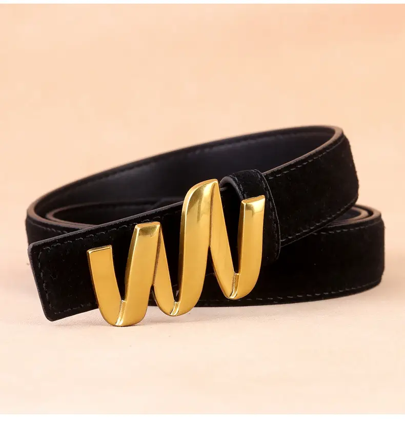 Women Genuine Leather Bow Belt with Skirt Suit Decoration — feature 20