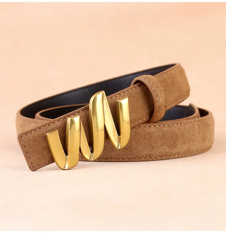Women Genuine Leather Bow Belt with Skirt Suit Decoration — feature 21