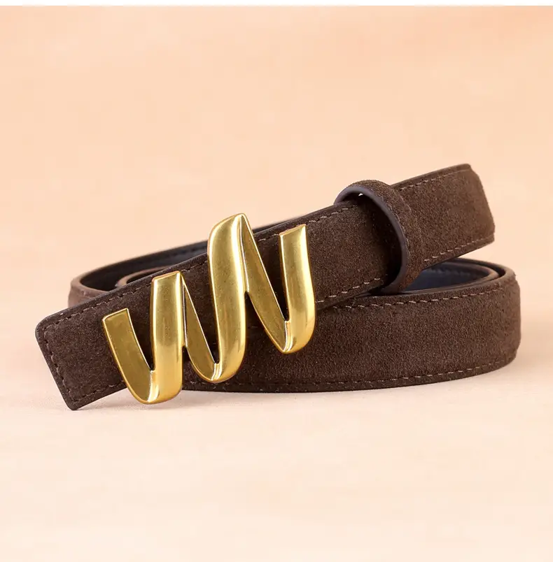 Women Genuine Leather Bow Belt with Skirt Suit Decoration — feature 23