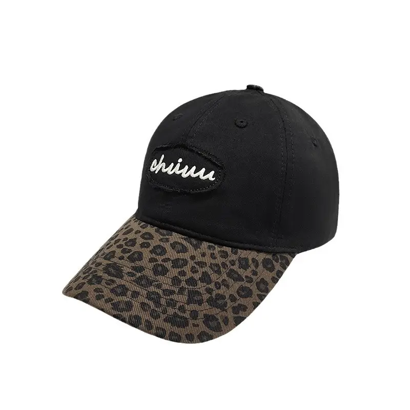 Korean Style Leopard Print Baseball Cap Men Women - Image 9
