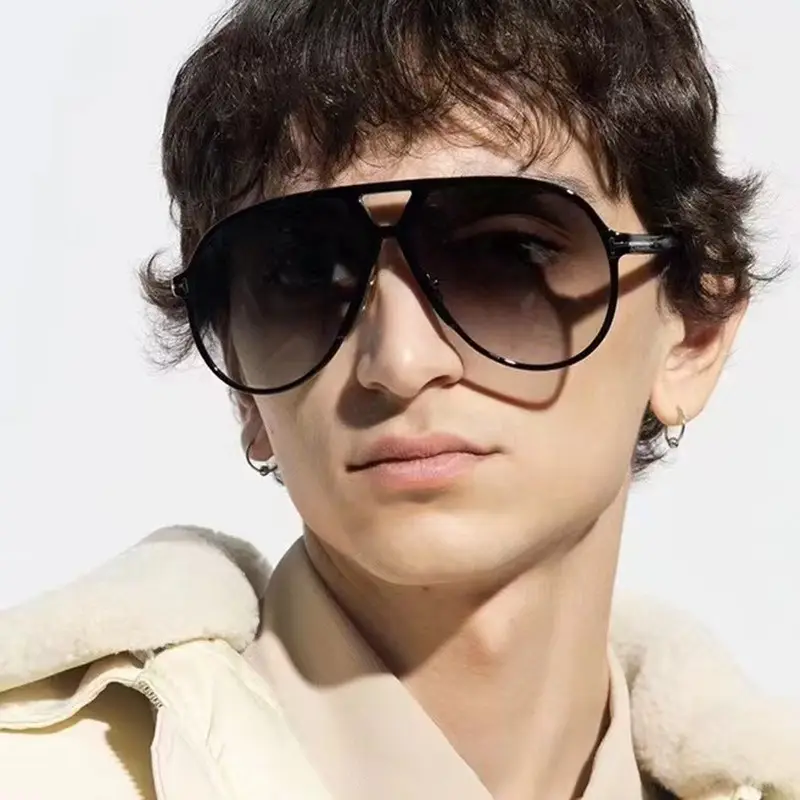 Aviator Sunglasses Black Mirror 2025 Women - Image 12