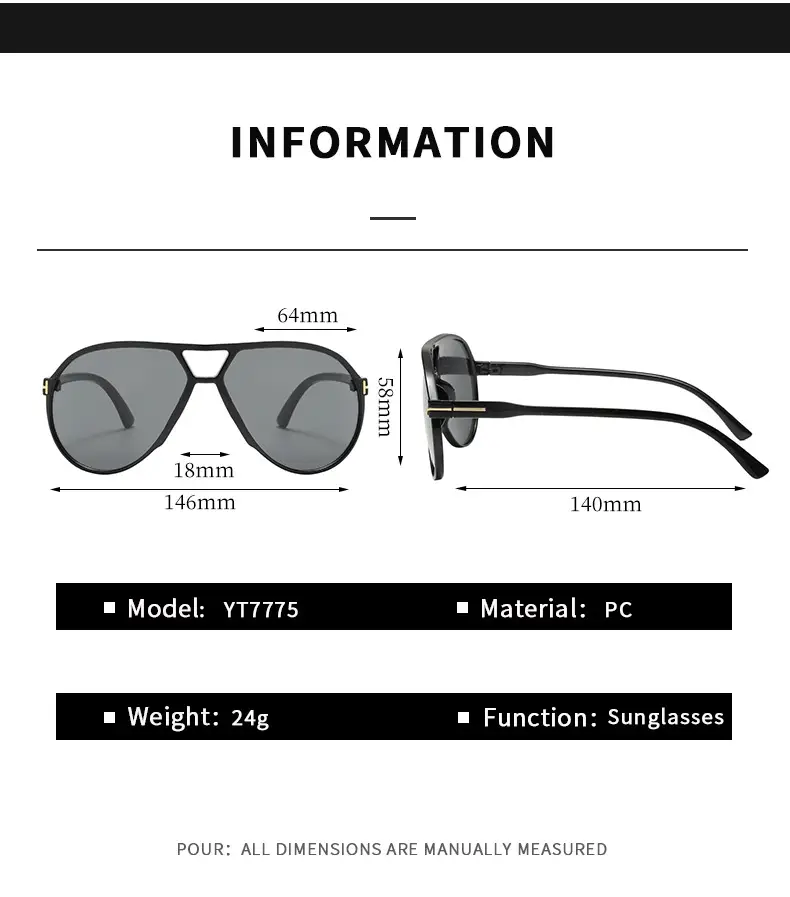Aviator Sunglasses Black Mirror 2025 Women — feature 12