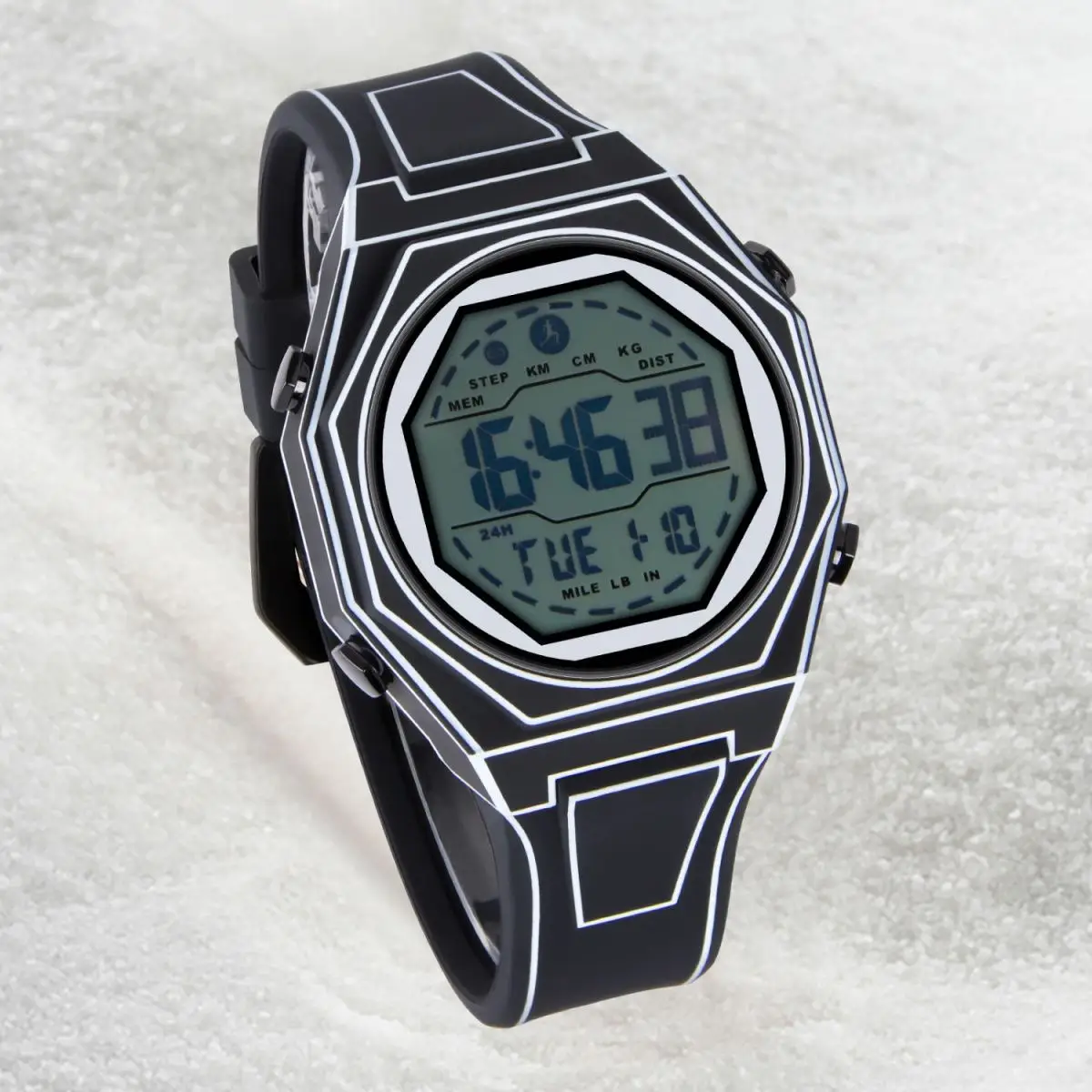 Black Digital Watch 46:38 Student Party Sports — feature 12