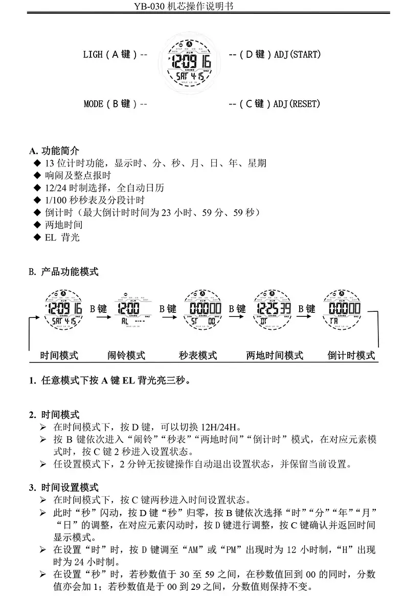Black Digital Watch 46:38 Student Party Sports — feature 13