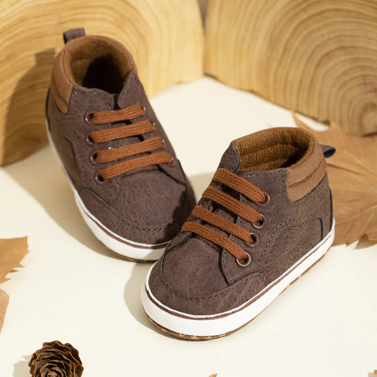 Toddler Shoes 0-1 Year Old High-top Soft Bottom