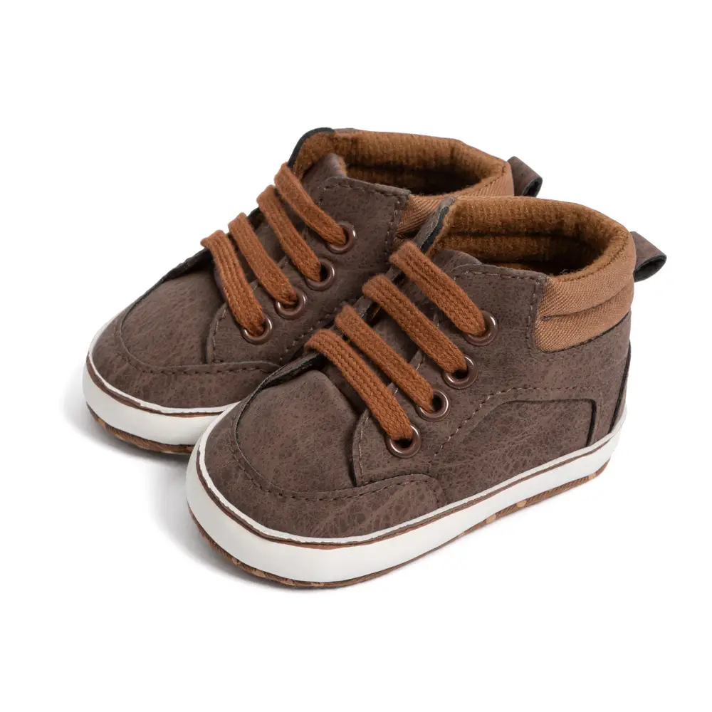 Toddler Shoes 0-1 Year Old High-top Soft Bottom — feature 20